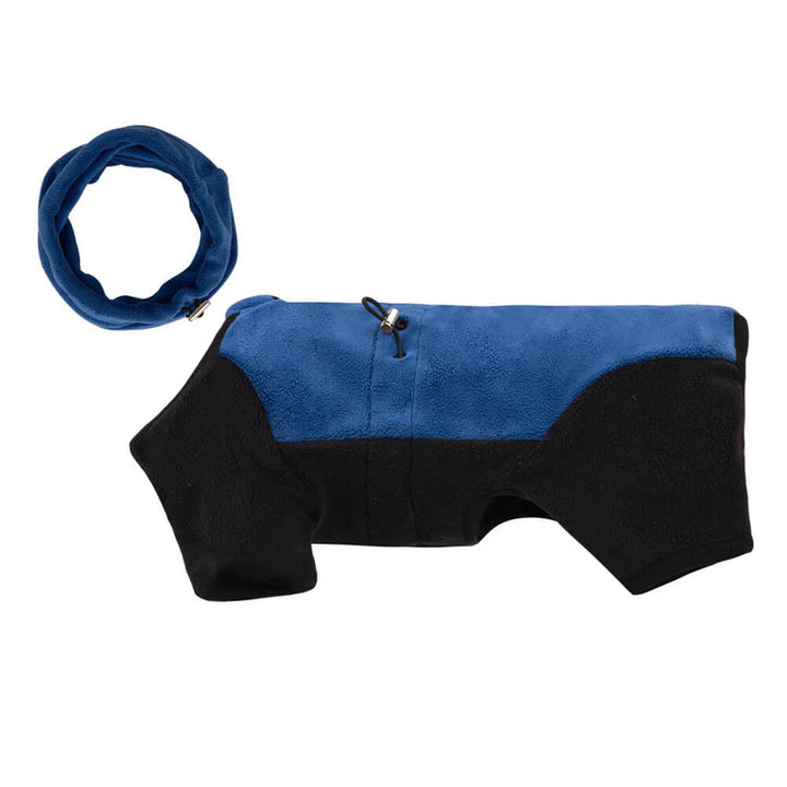 Lisslune | Full Protection Polar Fleece Dog Overall with Removable Collar