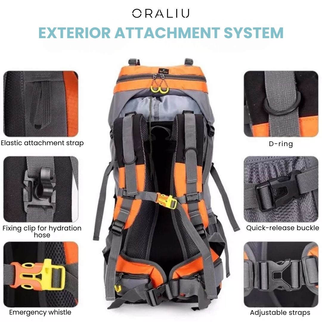 Lisslune | 60L Waterproof Backpack – Ultimate Outdoor Backpack for All Adventures
