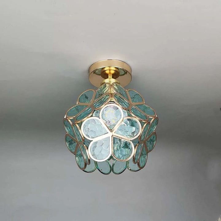 Lisslune | Flowers Style Glass Hallway Ceiling Light