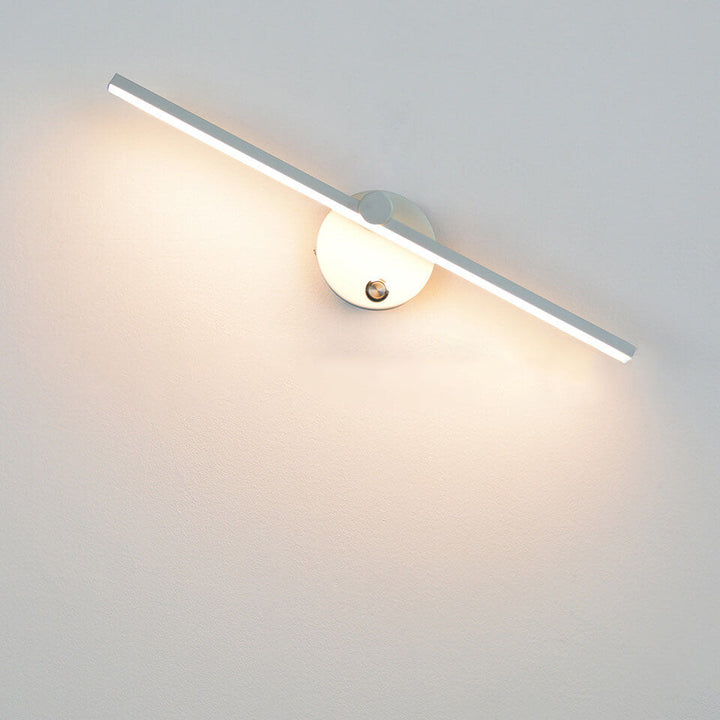 Lisslune | Nordic Minimalist Aluminium Long Bar Switch LED Mirror Wall Light Lamp