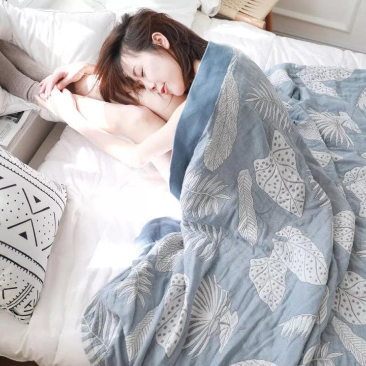 Lisslune | Leafy Whisper Summer Blanket