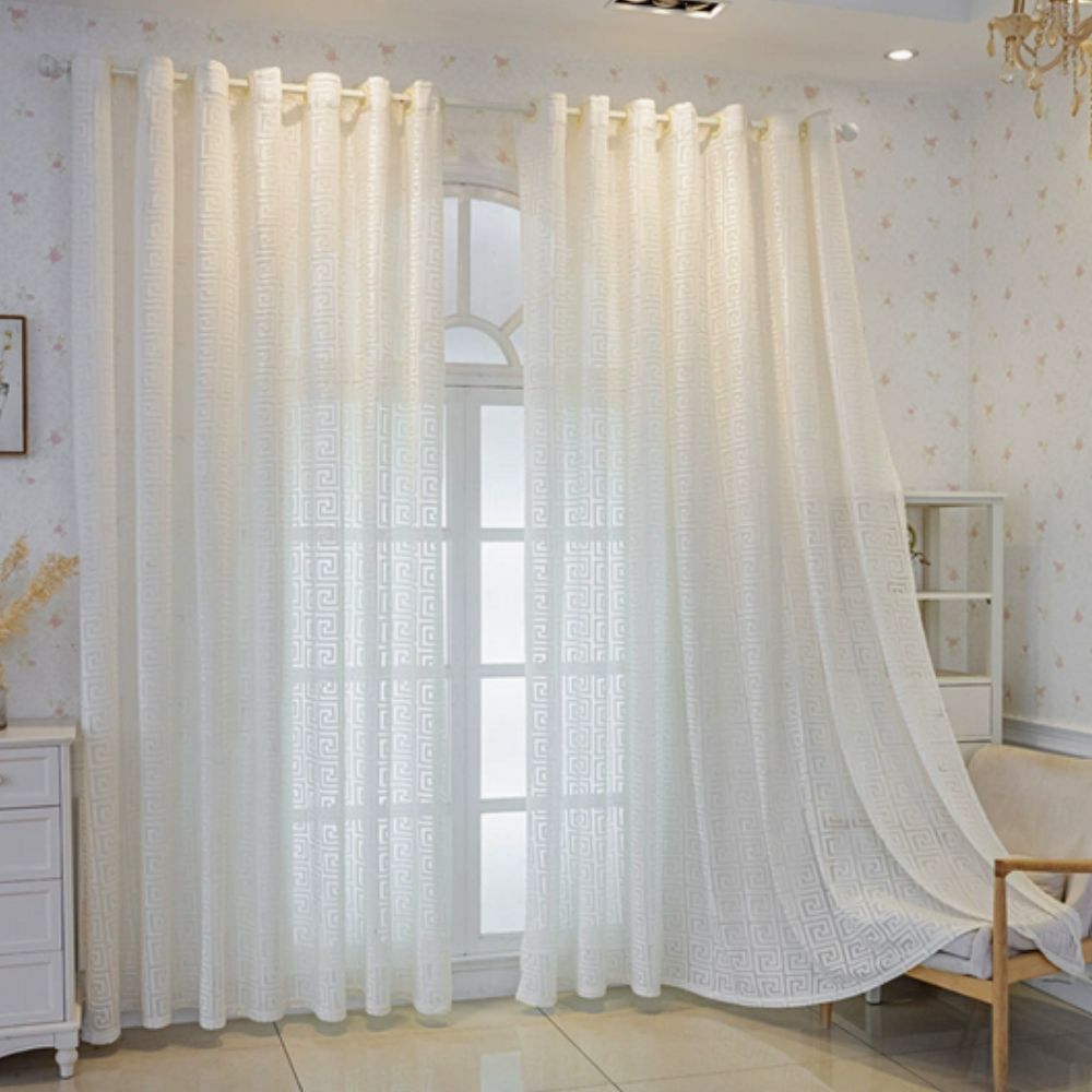 Lisslune | Imperial Maze Embroidered Curtain