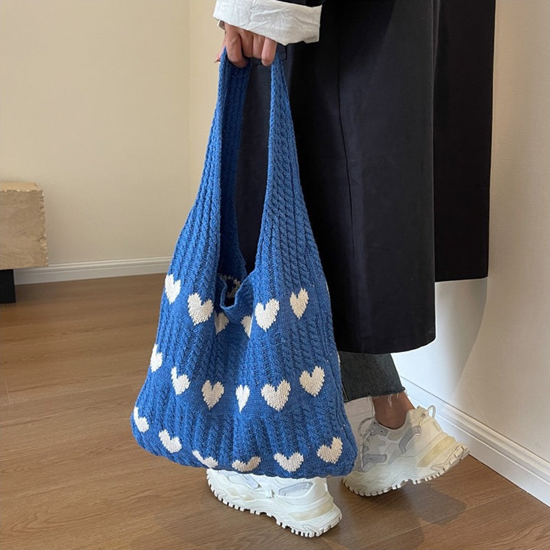 Lisslune | Knit Love Tote Bag