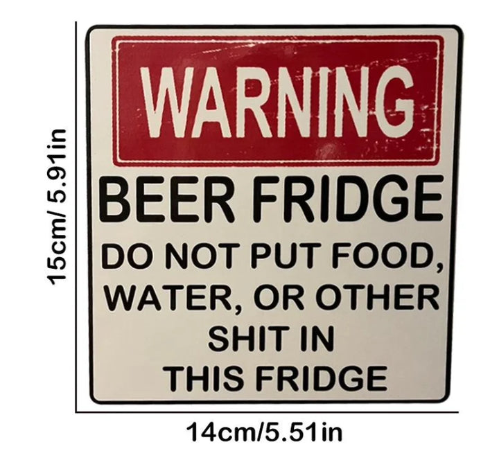 Lisslune | Funny Vintage Beer Fridge Stickers