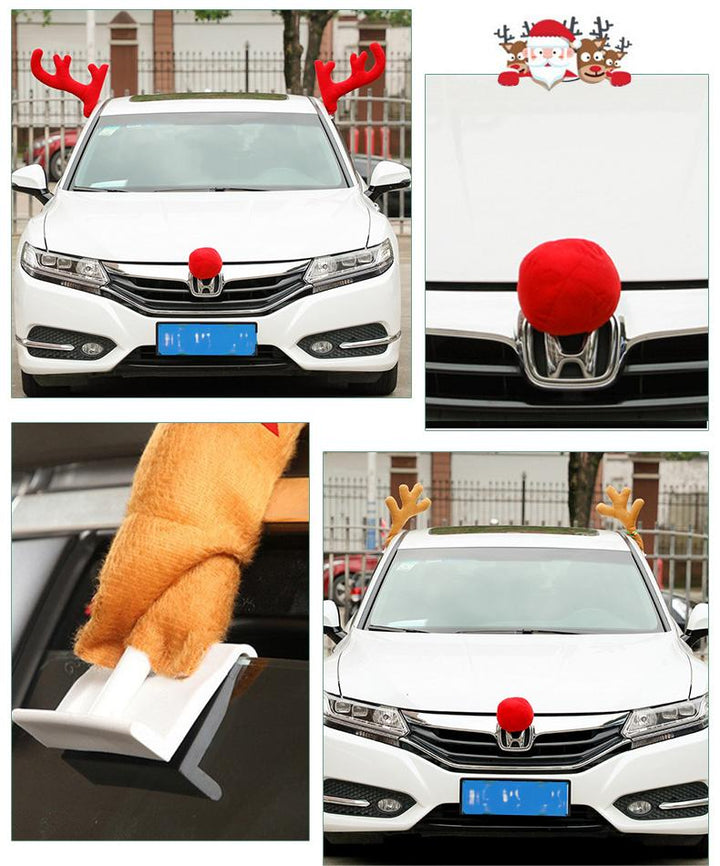 Lisslune | Funny Christmas  Car Antlers Decoration