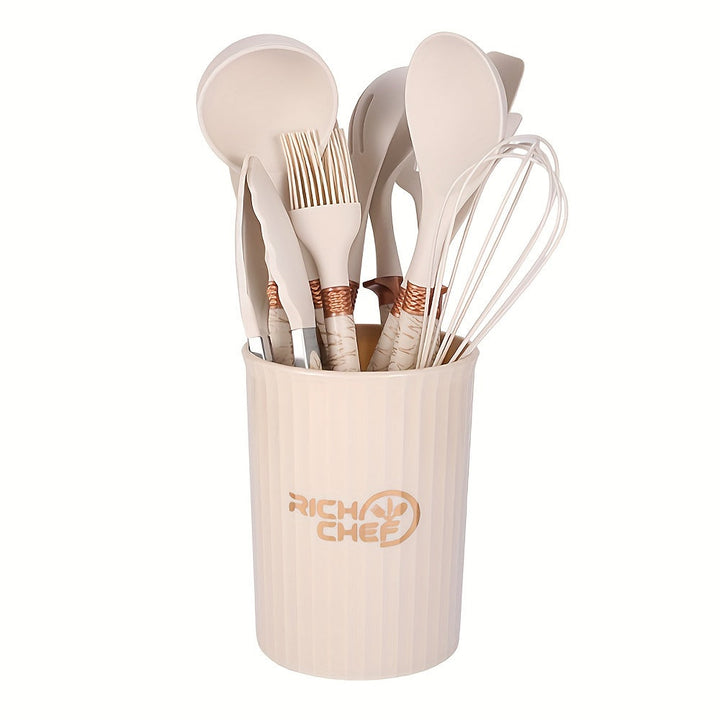 Lisslune | Cooking - Kitchen joy with the elegant silicone kitchen utensil set