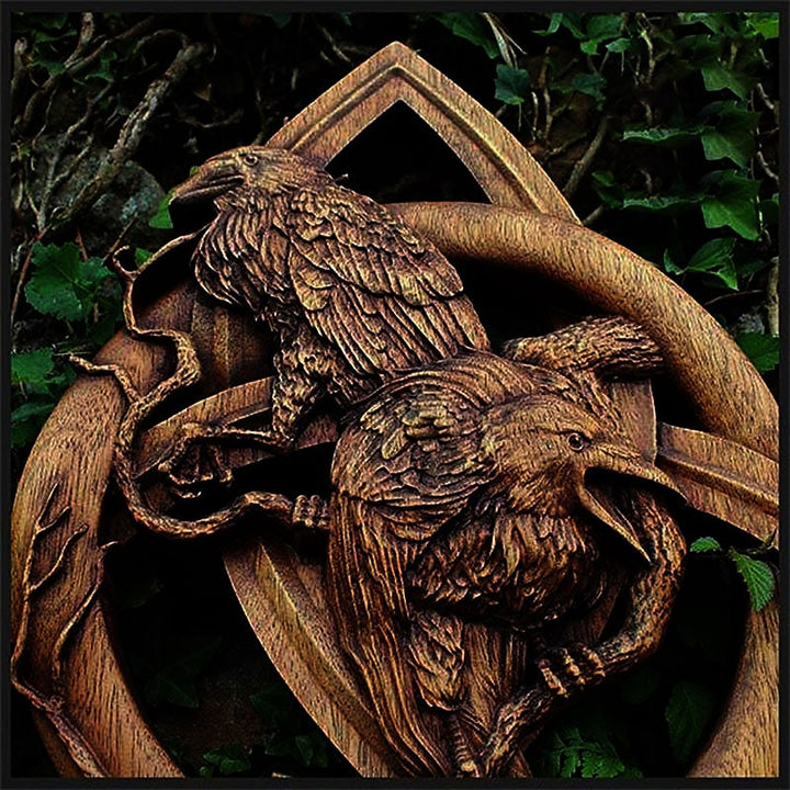 Lisslune | Nordic runic wood wall decoration