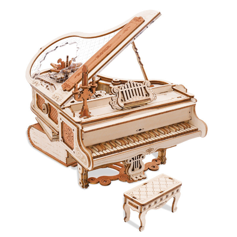 Lisslune | DIY Wooden Cello, Self Playing Musical Instrument, Magic Music Box, Cool Gift Ideas