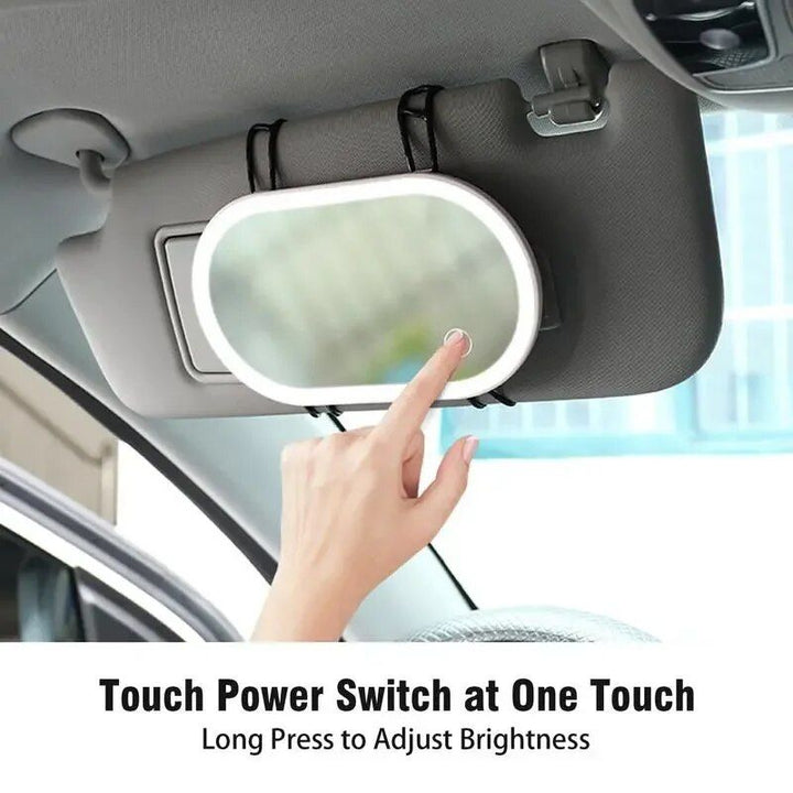 Lisslune | LED Touch Screen Car Makeup Mirror