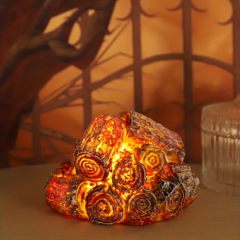 Lisslune | GlowFlame LED Ball Lamp – Realistic Flame Effect for Cozy Lighting