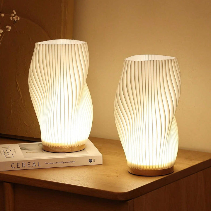 Lisslune | WaveGlow Dual Shade USB Table Lamp