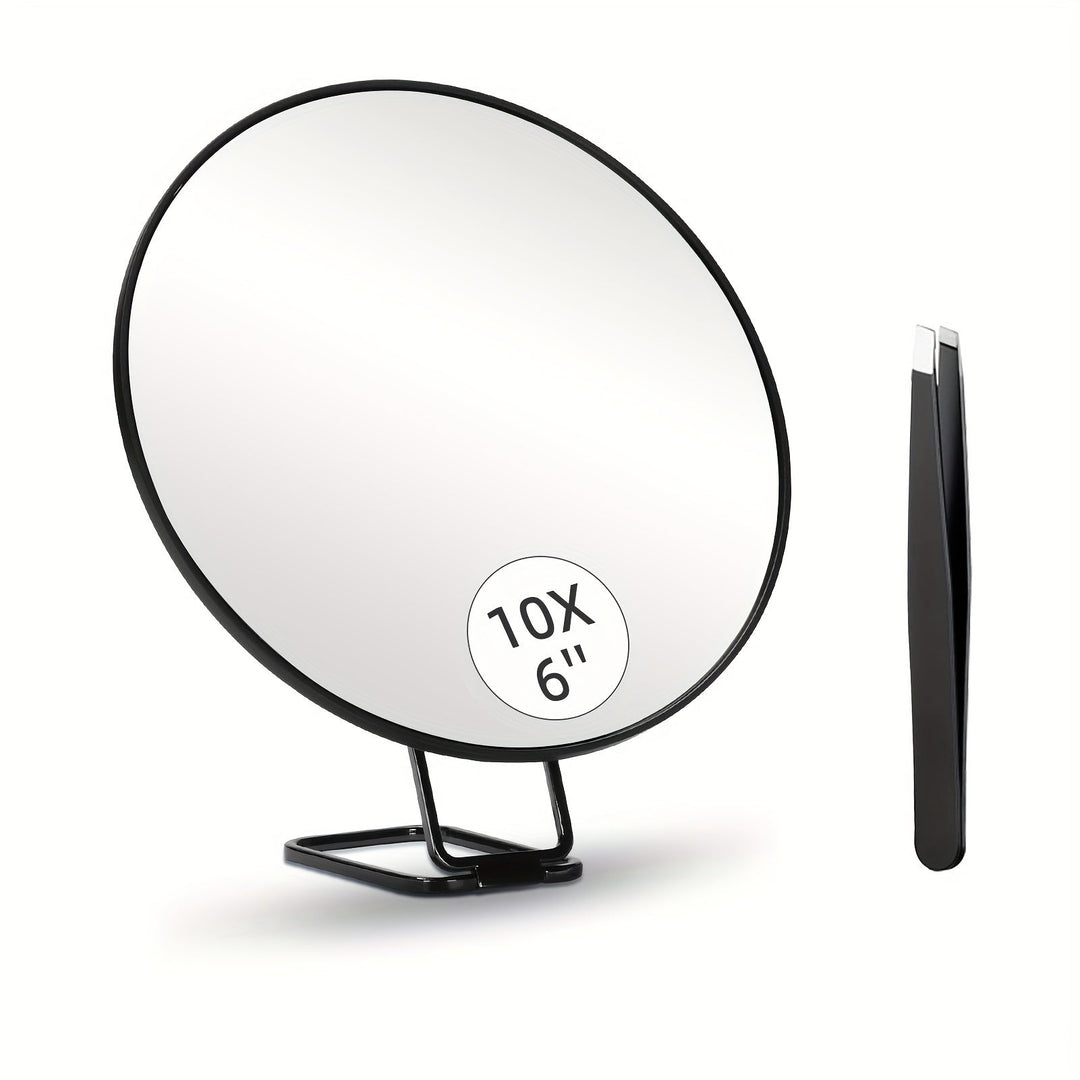 Lisslune | Magnifying Makeup Mirror - 20X/10X Magnification, Suction Cup, Portable