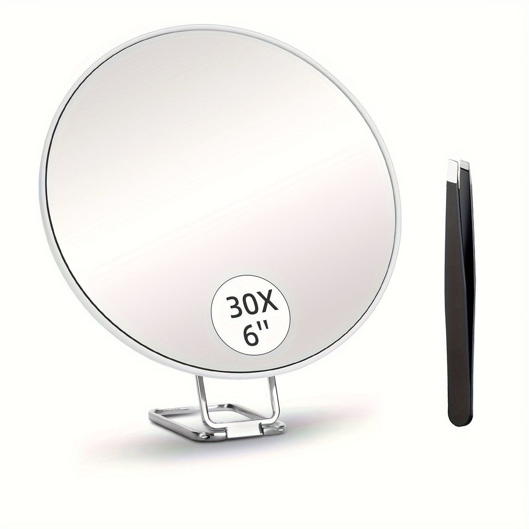 Lisslune | Magnifying Makeup Mirror - 20X/10X Magnification, Suction Cup, Portable