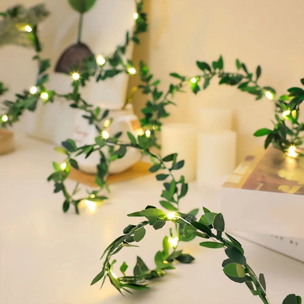 Lisslune | LED string lights with ivy vines – Decorative string lights for indoor and outdoor use