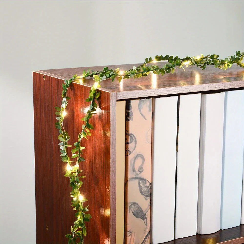 Lisslune | LED string lights with ivy vines – Decorative string lights for indoor and outdoor use