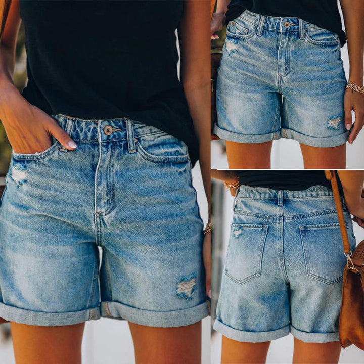 Women's jeans shorts with a modern and casual fit Lisslune