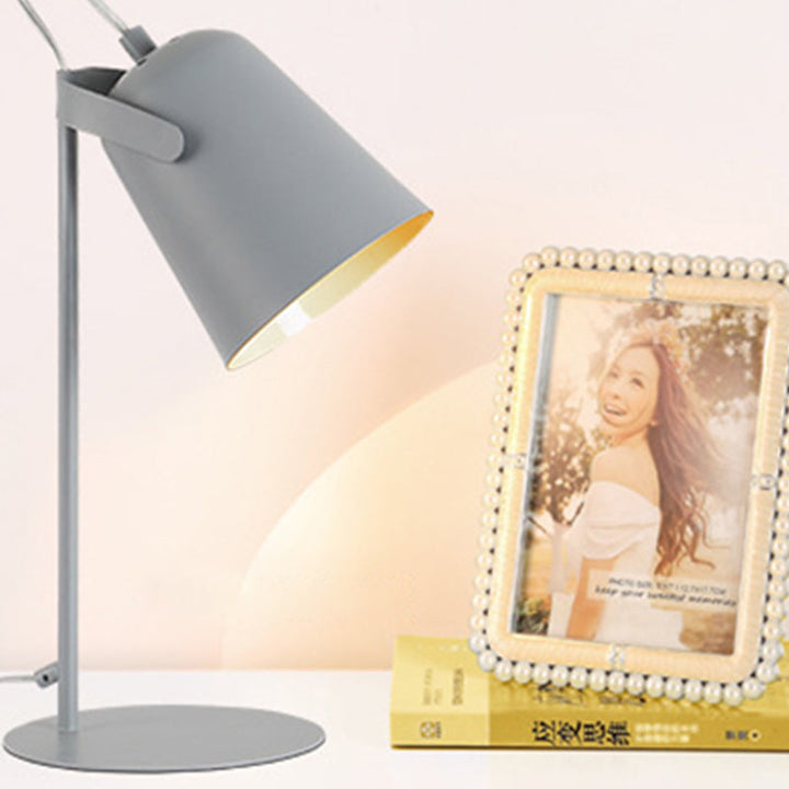 Lisslune | GlowShade - Adjustable Macaron Metallic Desk Lamp