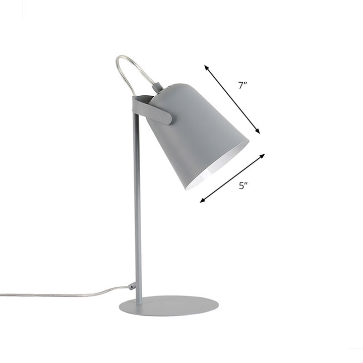 Lisslune | GlowShade - Adjustable Macaron Metallic Desk Lamp