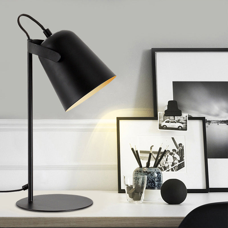 Lisslune | GlowShade - Adjustable Macaron Metallic Desk Lamp