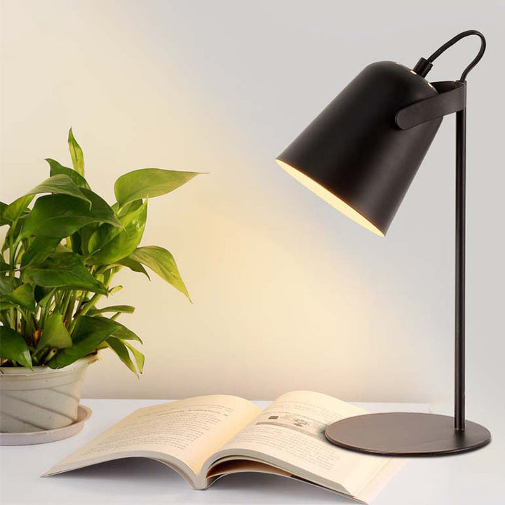 Lisslune | GlowShade - Adjustable Macaron Metallic Desk Lamp