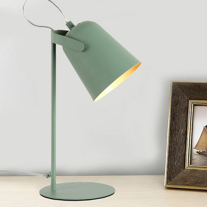 Lisslune | GlowShade - Adjustable Macaron Metallic Desk Lamp
