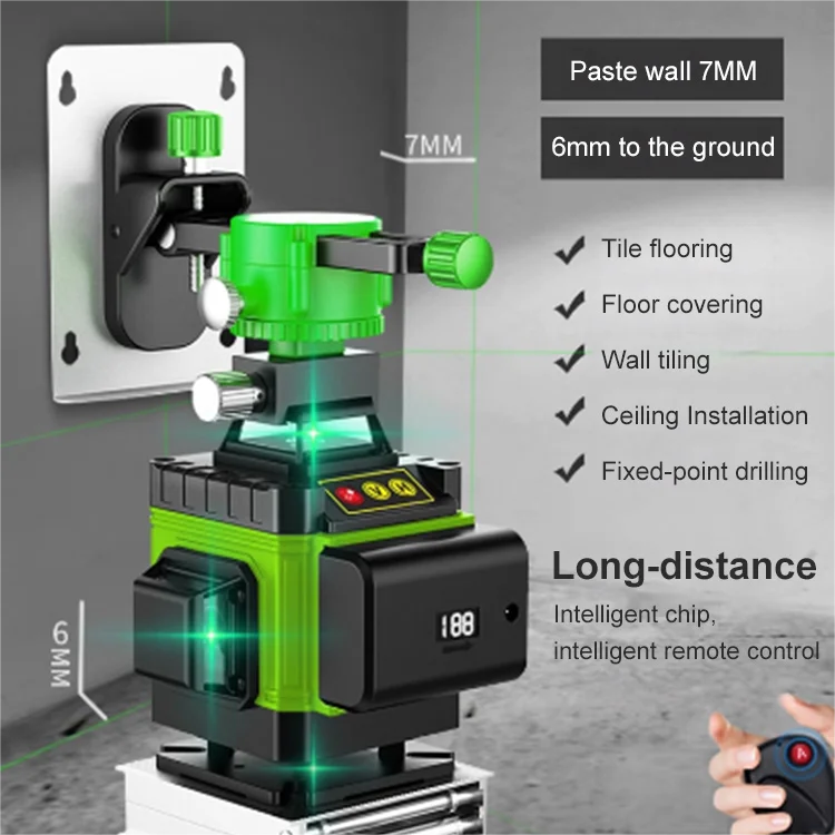 Lisslune | Infrared Green Light Laser Level for Precision Work