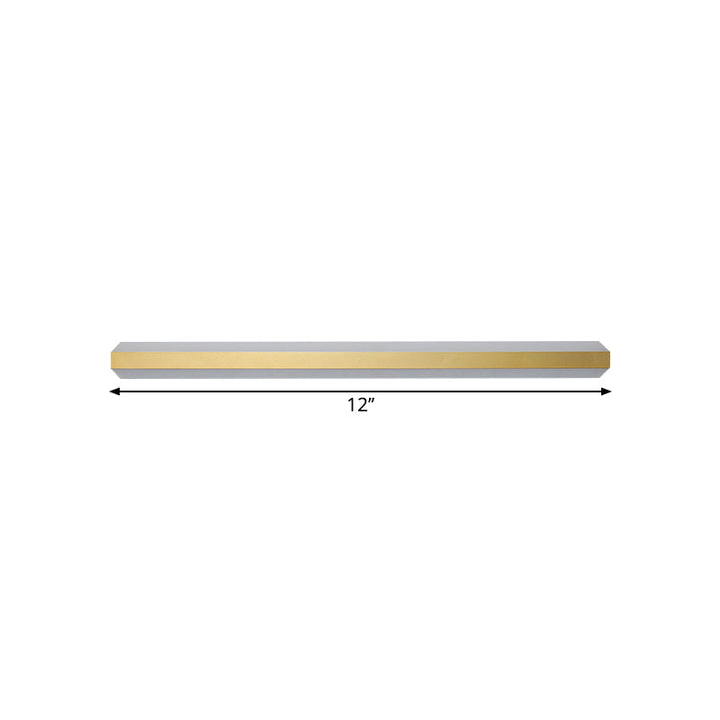 Lisslune | Linear Acrylic Wall Mounted Light Modern LED Gold Wall Light Fixture in Warm/White Light, 30 cm/40 cm/60 cm Width