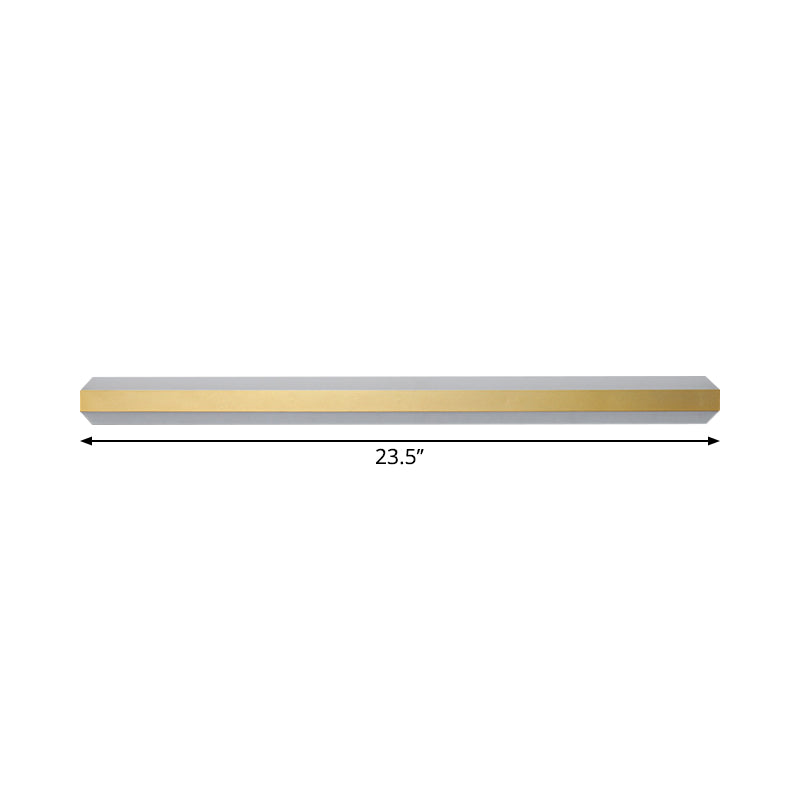 Lisslune | Linear Acrylic Wall Mounted Light Modern LED Gold Wall Light Fixture in Warm/White Light, 30 cm/40 cm/60 cm Width