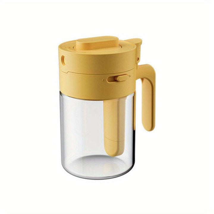 Lisslune | Stylish 2-in-1 Glass Spice Jar Set with Spoon Compartment, Dual Functional Spice Organizer for the Kitchen