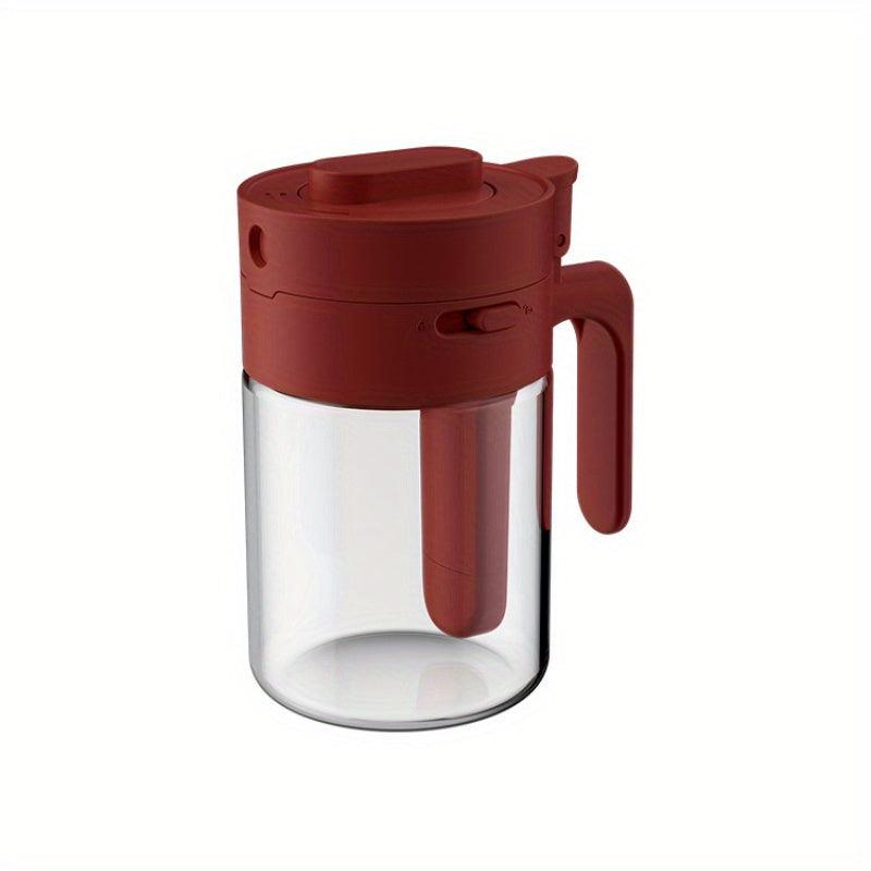 Lisslune | Stylish 2-in-1 Glass Spice Jar Set with Spoon Compartment, Dual Functional Spice Organizer for the Kitchen