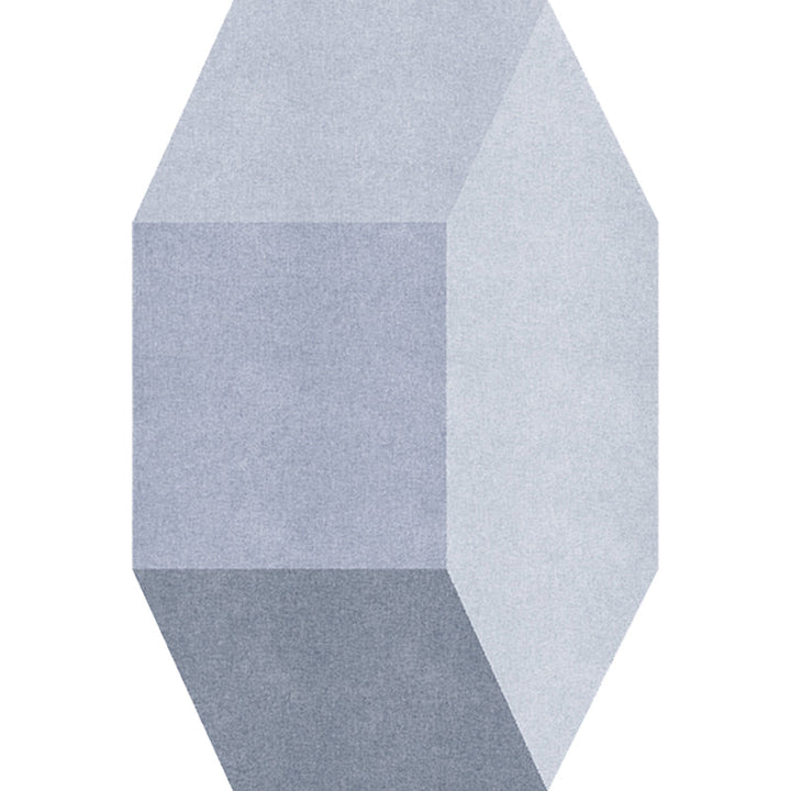 Lisslune | Gray irregular bedroom carpet novelty color block geometry pattern carpet polyester non-slip backing carpet