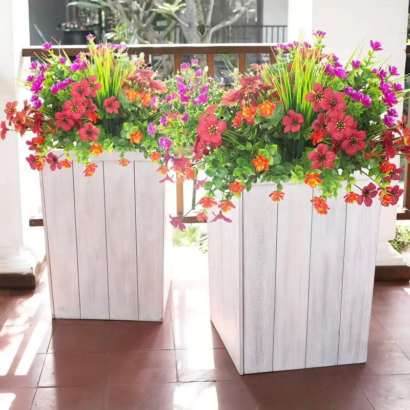Lisslune | Artificial Wheat Grass Plant Made of Plastic – Decorative Grass for Garden, Home and Outdoor Area