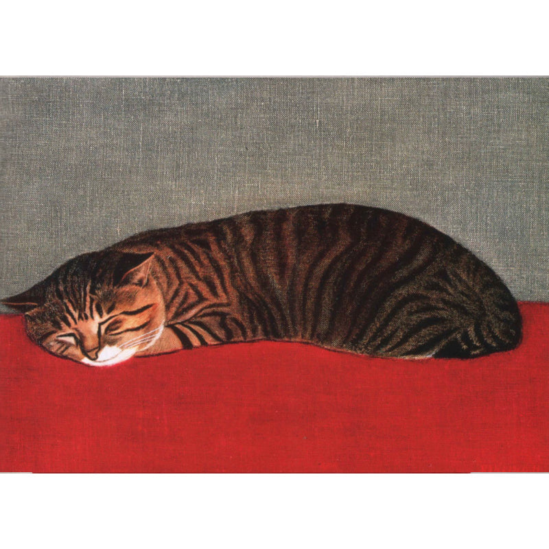 Lisslune | Novelty Cat Pattern Carpet Red and Black Polyester Washable Pet-Friendly Area Rug for Decoration