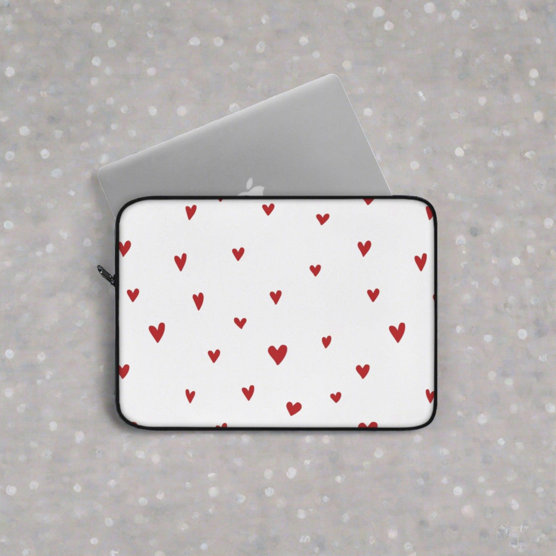 Lisslune | Stylish Dots: Elegant laptop case with peekaboo function