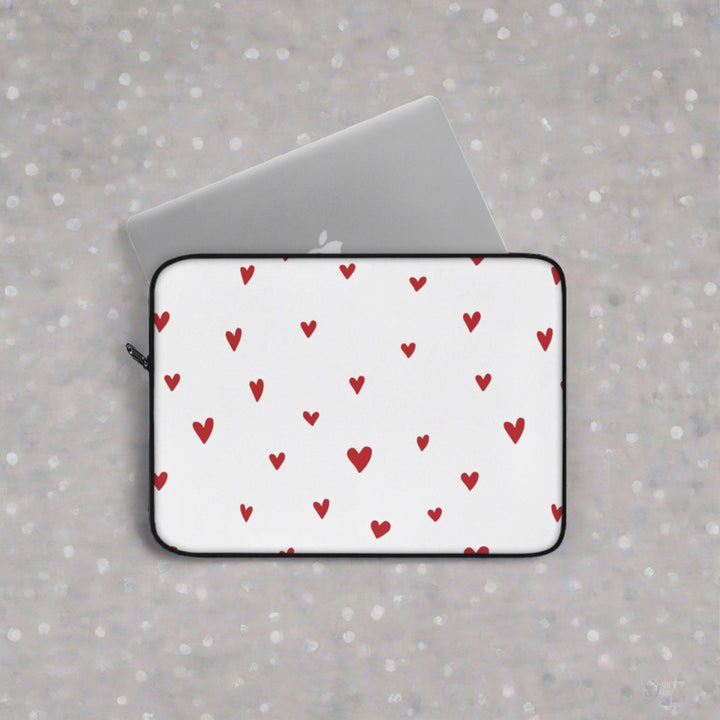 Lisslune | Stylish Dots: Elegant laptop case with peekaboo function