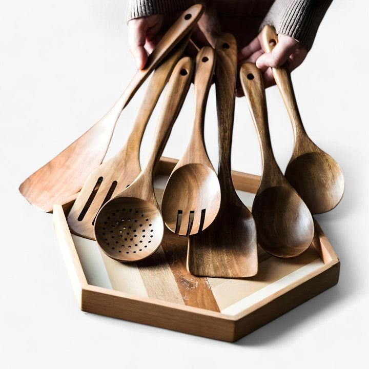 Lisslune | Robust Pull Kitchen Utensils – Heat Resistant and Durable for Daily Kitchen