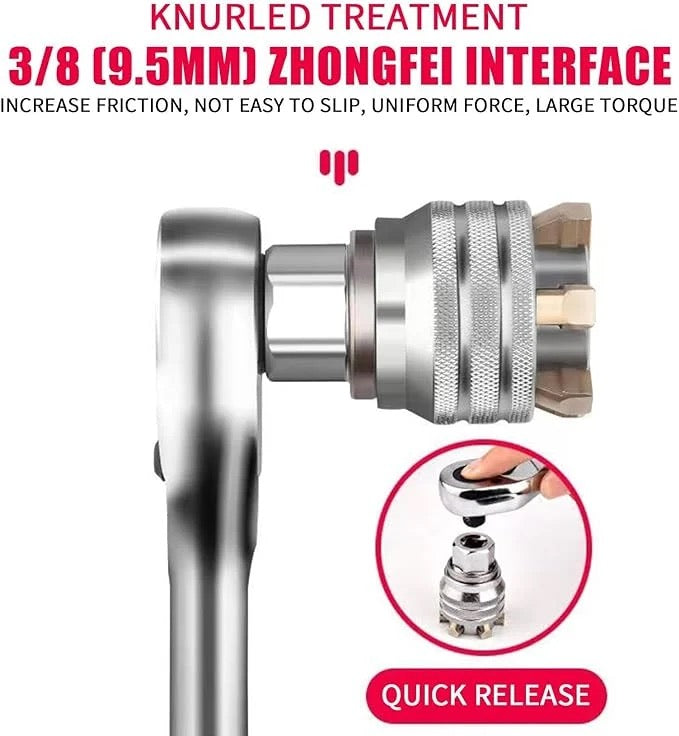 Lisslune | Multi-Function Universal Socket Wrench Tool - Saker® Universal Maintenance Tool
