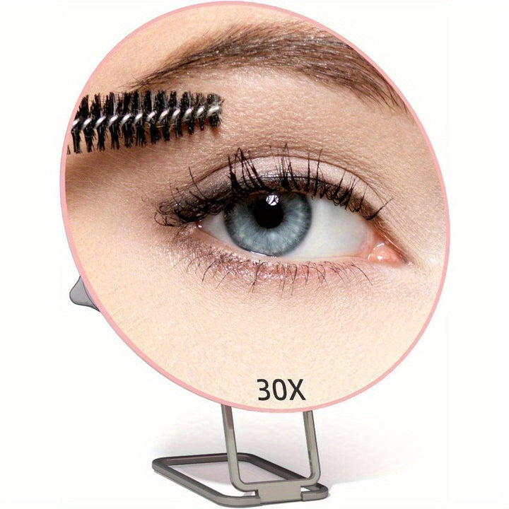 Lisslune | Magnifying Makeup Mirror - 20X/10X Magnification, Suction Cup, Portable
