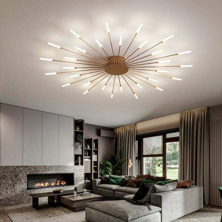 Lisslune | Modern Firework-Style Ceiling Light – Decorative LED Lighting for Living Room, Bedroom & Dining