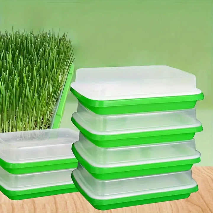 Lisslune | Germination trays with lid – Double-layer seed sowing tray for effective seed germination