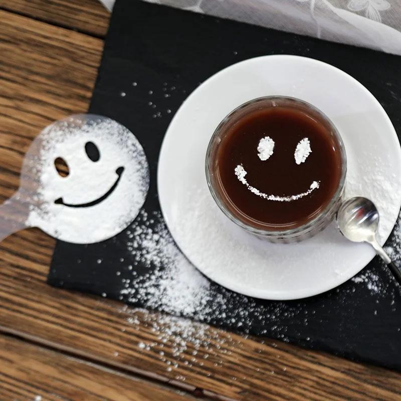 Lisslune | 19-piece Latte Art and Cake Decoration Template Set