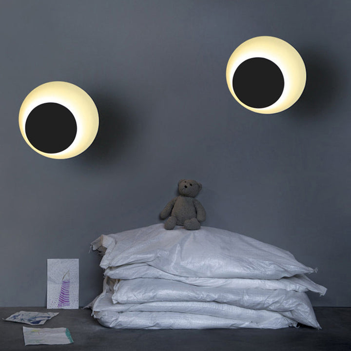 Skørter | Macaron Loft Round Wall Lamp Metal Wall Lamp with Candy Color for Office Hallway