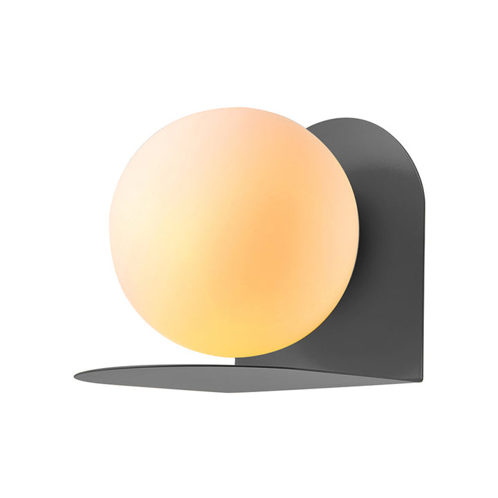 Skørter | White Globe Wall Light Nordic Style Matte Glass Wall Light for the Office Children's Room