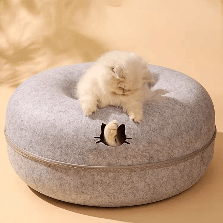Lisslune | PetRest - Cozy Cat Bed Donut Bed for Ultimate Comfort