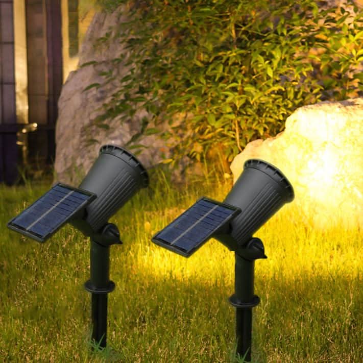 Lisslune | SunSpot Solar Garden Spotlight with Color-Changing LEDs
