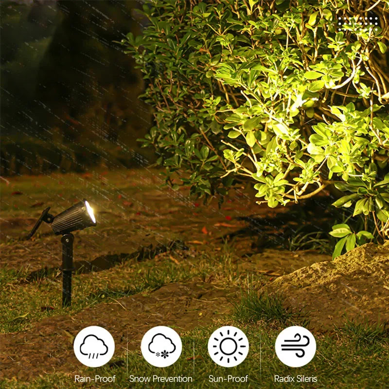 Lisslune | Solar Powered Atlas Spotlights - Outdoor Garden Lighting Spotlights