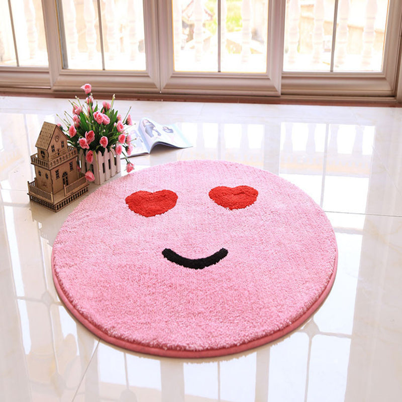 Lisslune | Beautiful Pattern Carpet Yellow and Green Kids Carpet Polyester Pet Friendly Washable Area Rug for the Children's Room