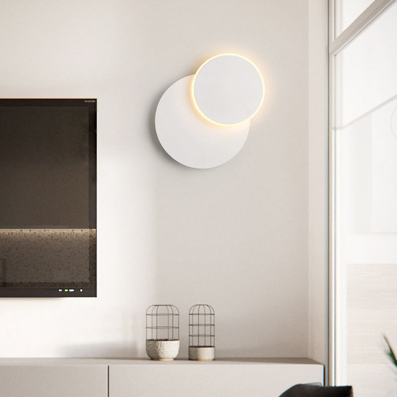 Skørter | Simple Style Slim Panel Wall Light Wood Acrylic Energy Saving Wall Lamp for Corridor Kitchen