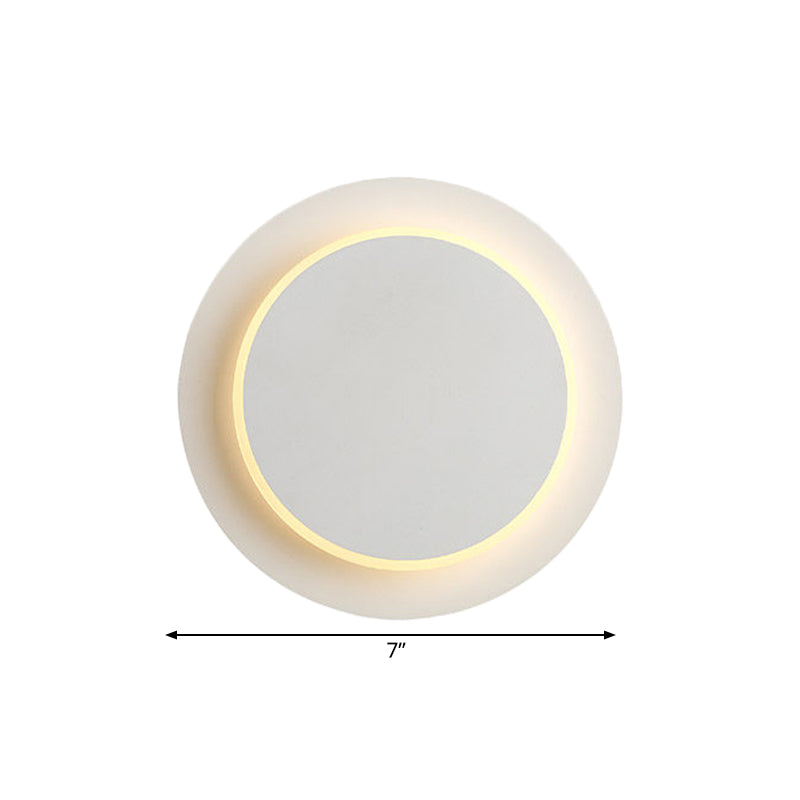 Skørter | Simple Style Slim Panel Wall Light Wood Acrylic Energy Saving Wall Lamp for Corridor Kitchen