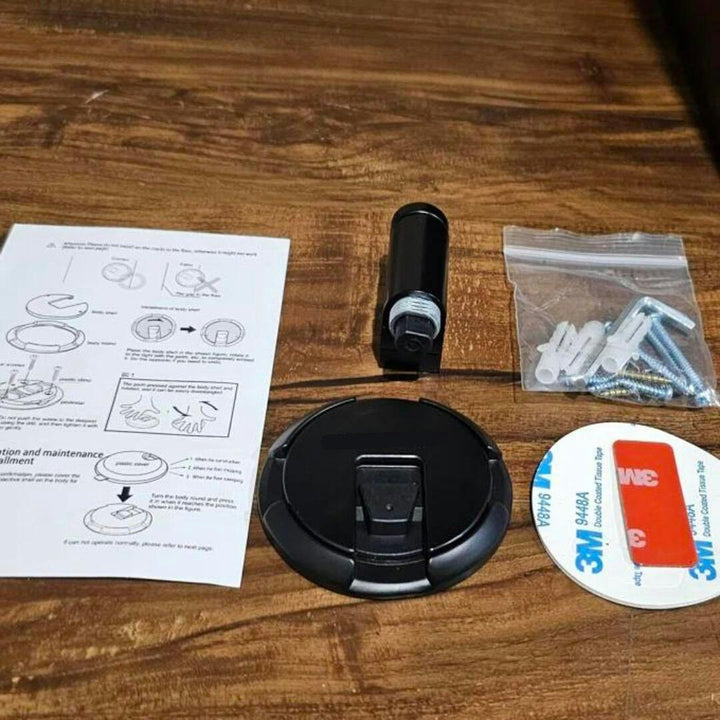 Lisslune | HoldMate Magnetic Door Stopper – No-Drill Installation, Strong Hold & Sleek Design